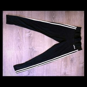 Adidas women’s 3 stripes tights xs